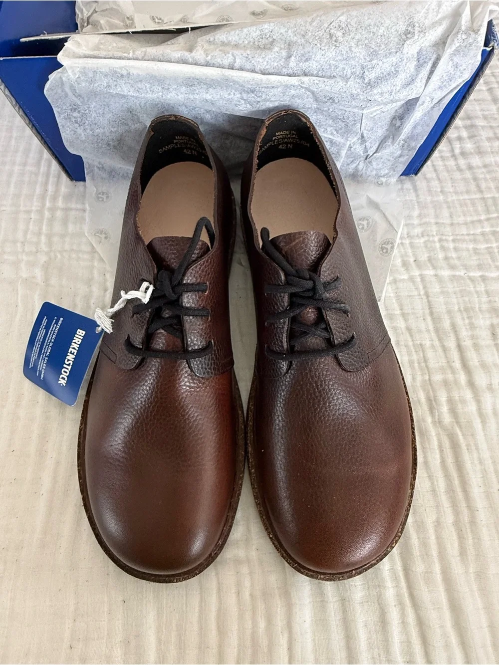 NWT Birkenstock Uppsala Low Leather Shoe Size 42 Regular/Wide